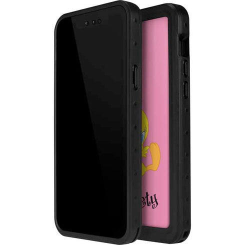 Looney Tunes Tweety Pinky iPhone 15 Waterproof Case